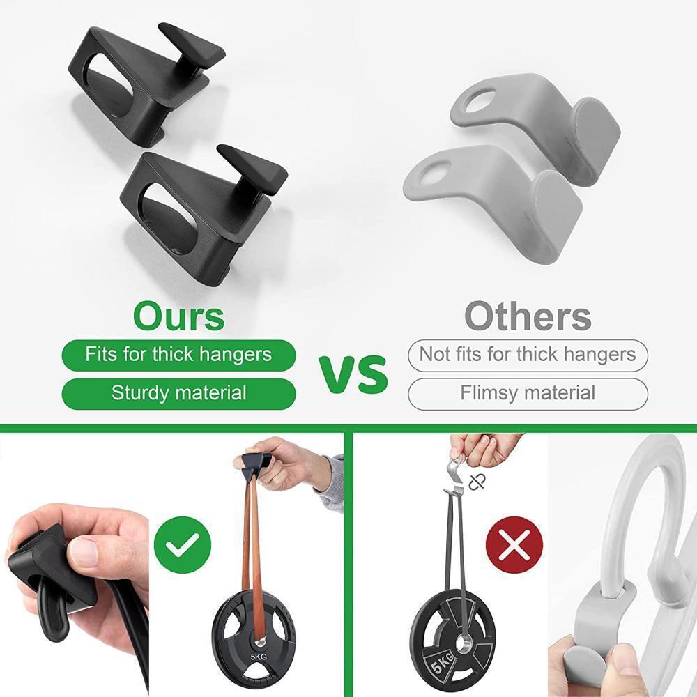 Triangle Clothes Hanger Connector Hooks Triple Closet Space 18PCS