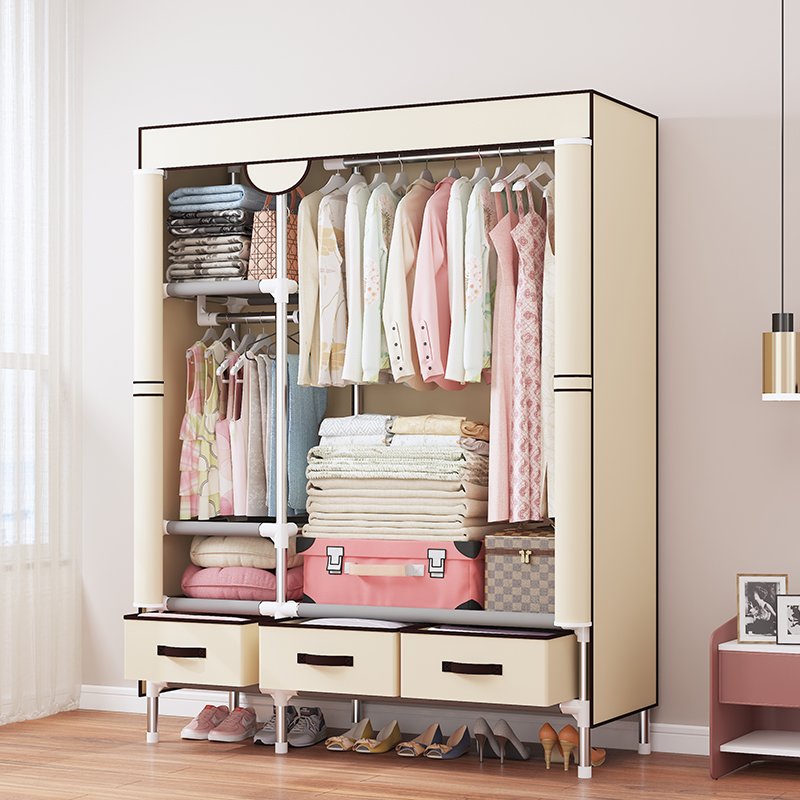 3 door wardrobe with Rolling door