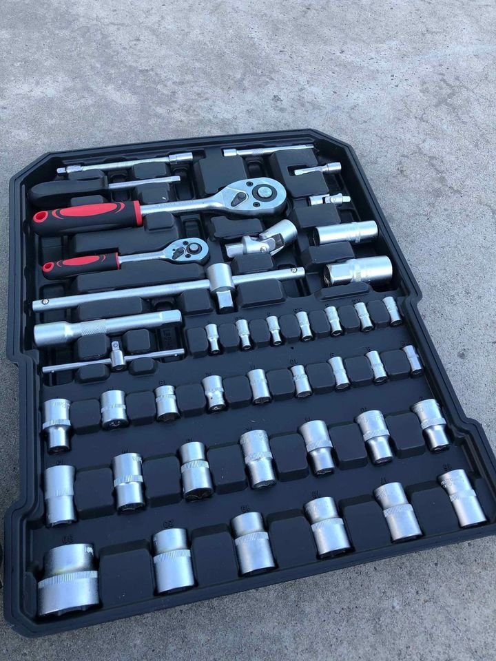 799pcs Aluminum Trolley Case Tool Set House Repair Kit Set Household Hand Tool Set