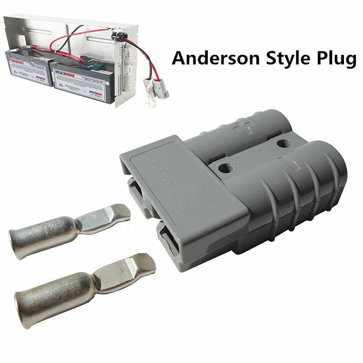 6X Anderson Style Plug Exterior DC Solar Caravan Power 50 AMP 12-24V Connectors