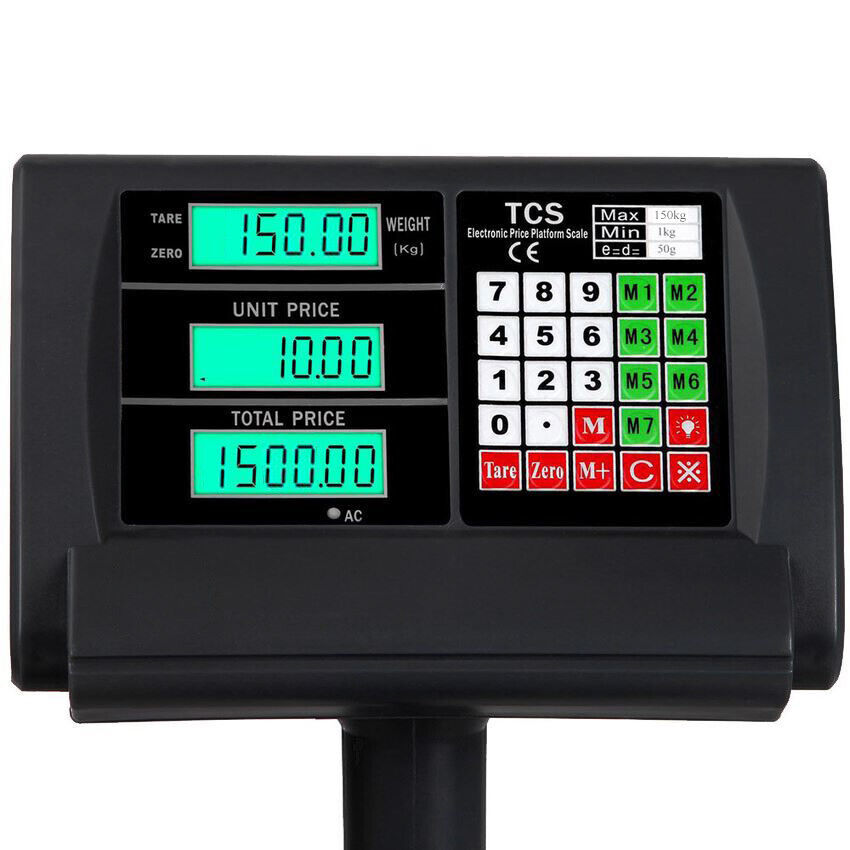 150kg/300kg Electronic Computing Digital Platform Scales Postal Shop Scale Weight