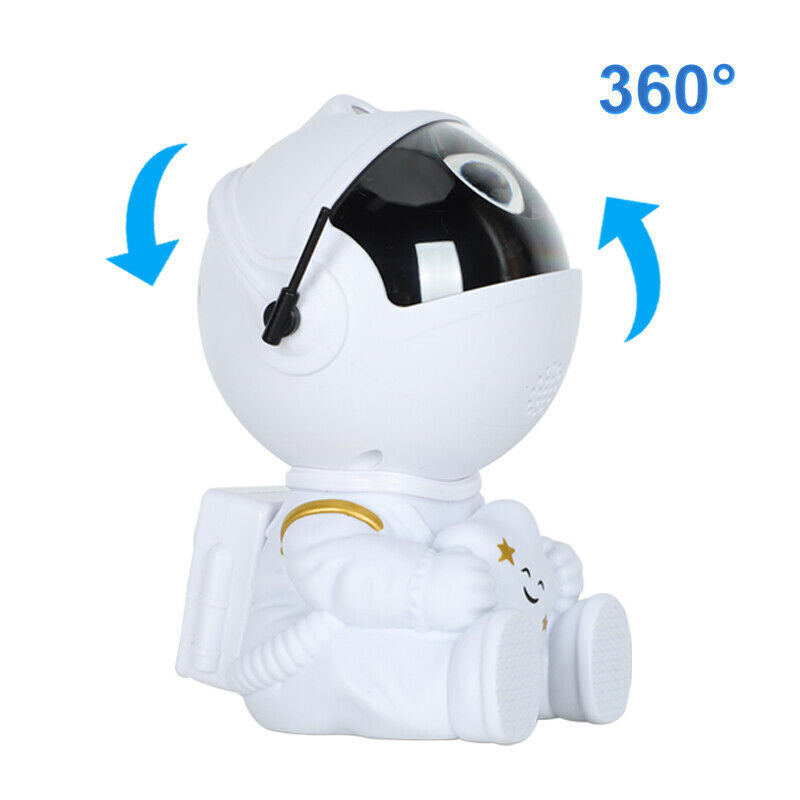 LED Galaxy Astronaut Projector USB Light Starry Nebula Night Bedside Table Lamps