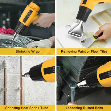 220V 2000W HEAT GUN ELECTRIC HEATING HOT AIR GUN TEMPERATURE 60~650℃ POWER TOOL