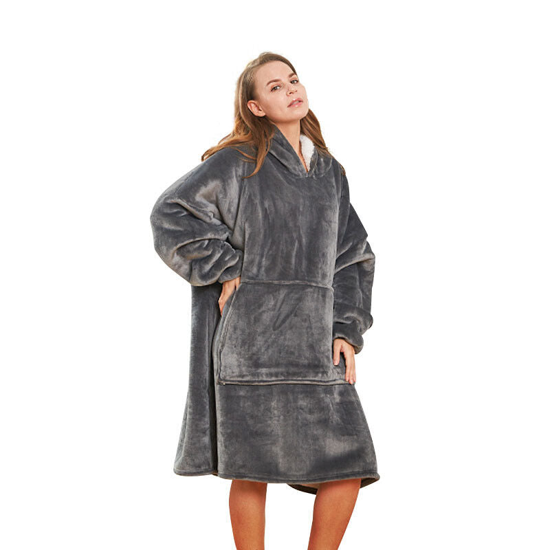 Oversize Plush Warm Blanket Ultra Comfy Giant Sweatshirt Huggle Fleece AU