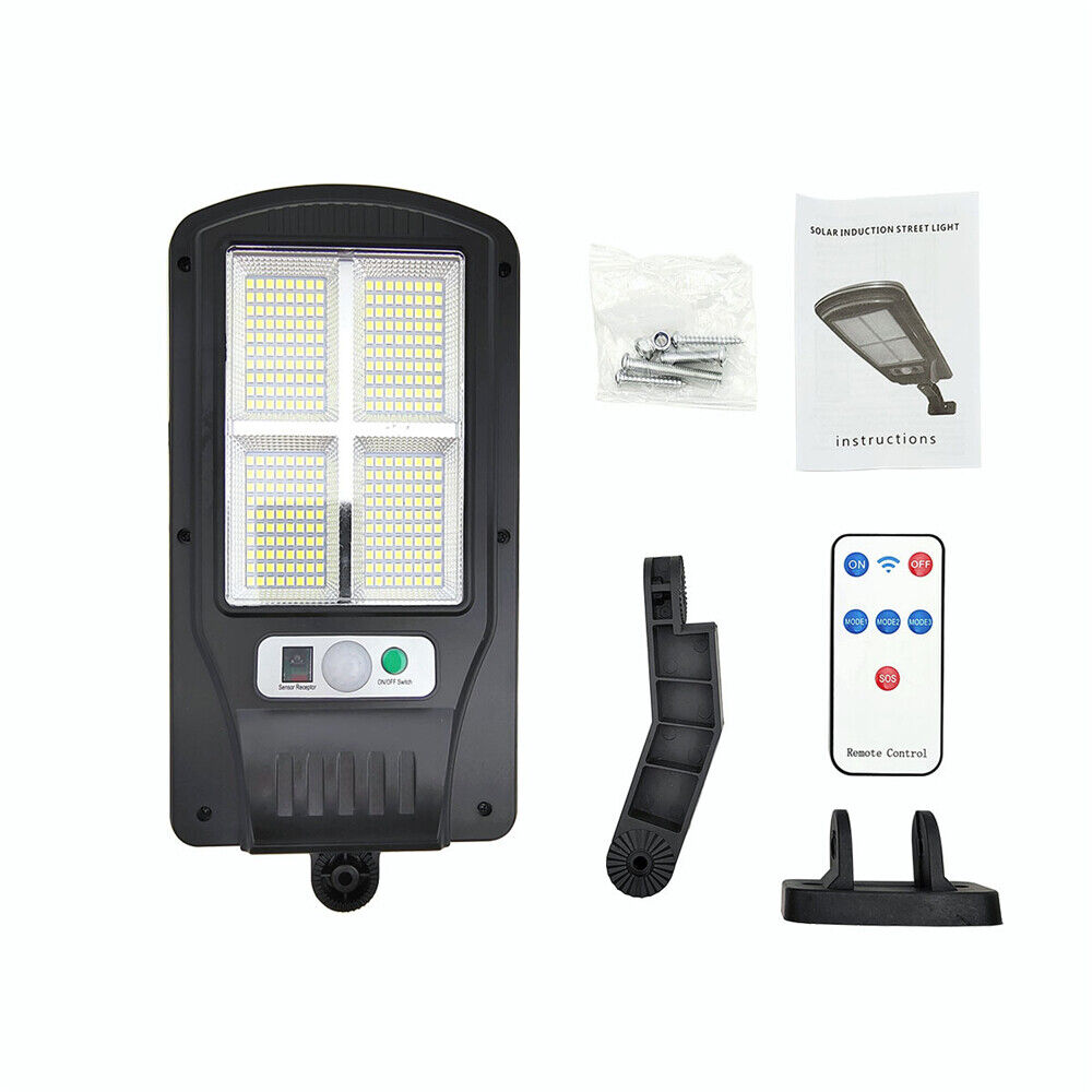 320 LED Solar Street Light Lamp Motion Sensor Flood Lights Remote Garden Yard AU