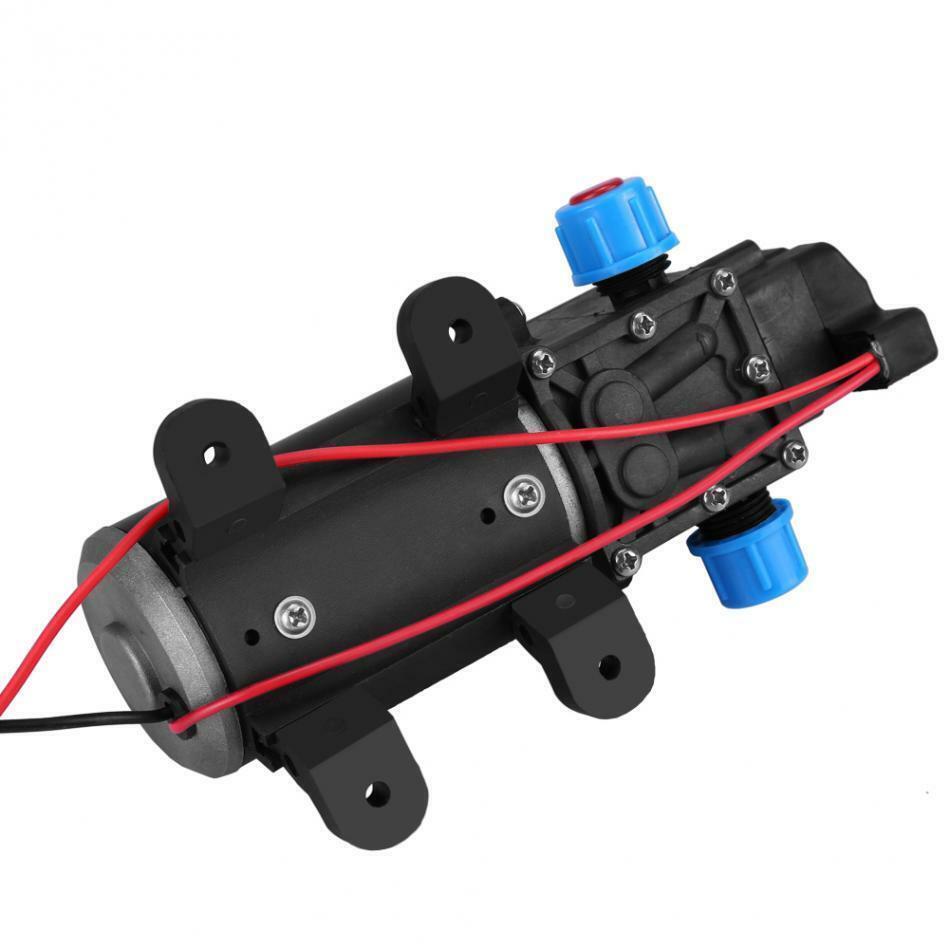 100W 12V 160PSI Pressure Water Pump 8L/Min Self-Priming Caravan Camping Boat AU