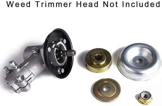 6 Teeth Grass Trimmer Brush Cutter Head Steel Garden Tools Strimmer & Adaptor