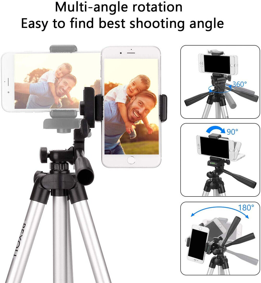 106cm Adjustable Camera Tripod Mount Stand Phone Holder for Samsung Universal AU