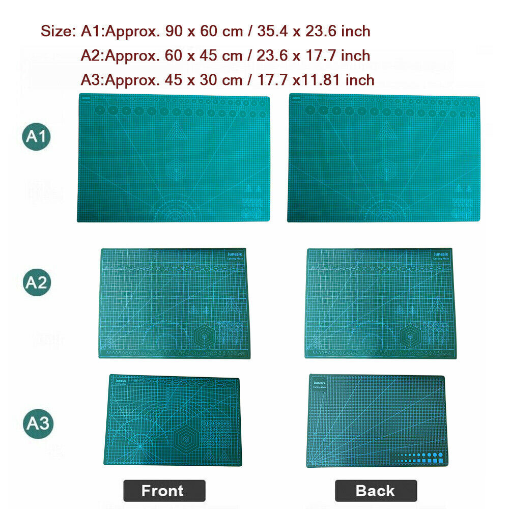 Large Thick Self Healing Cutting Mat Double-Side Art Craft DIY A1 A2 A3 Au Stock