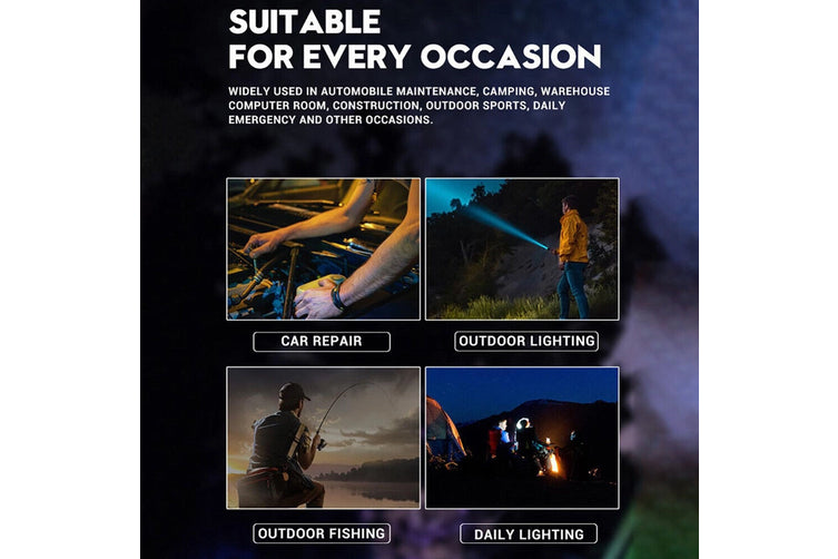 900000 Lumens XHP50 Zoom Flashlight LED Rechargeable Lamp Torch $13.99 Don't Pay$23.99info