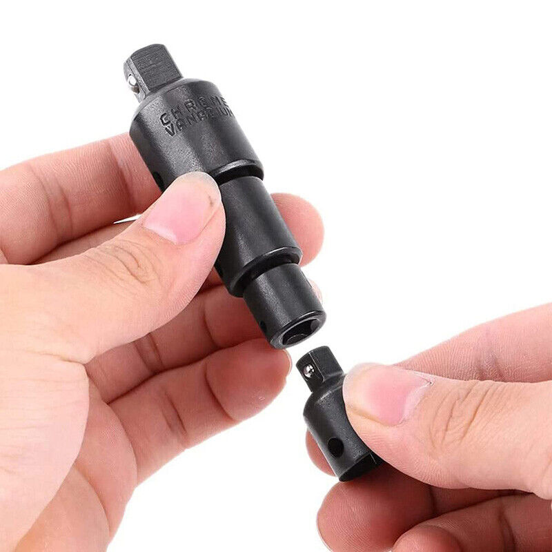 Drill Socket Adapter Set Impact Nut Driver Hex Extension Bit 1/4" 3/8" 1/2" 12Pc