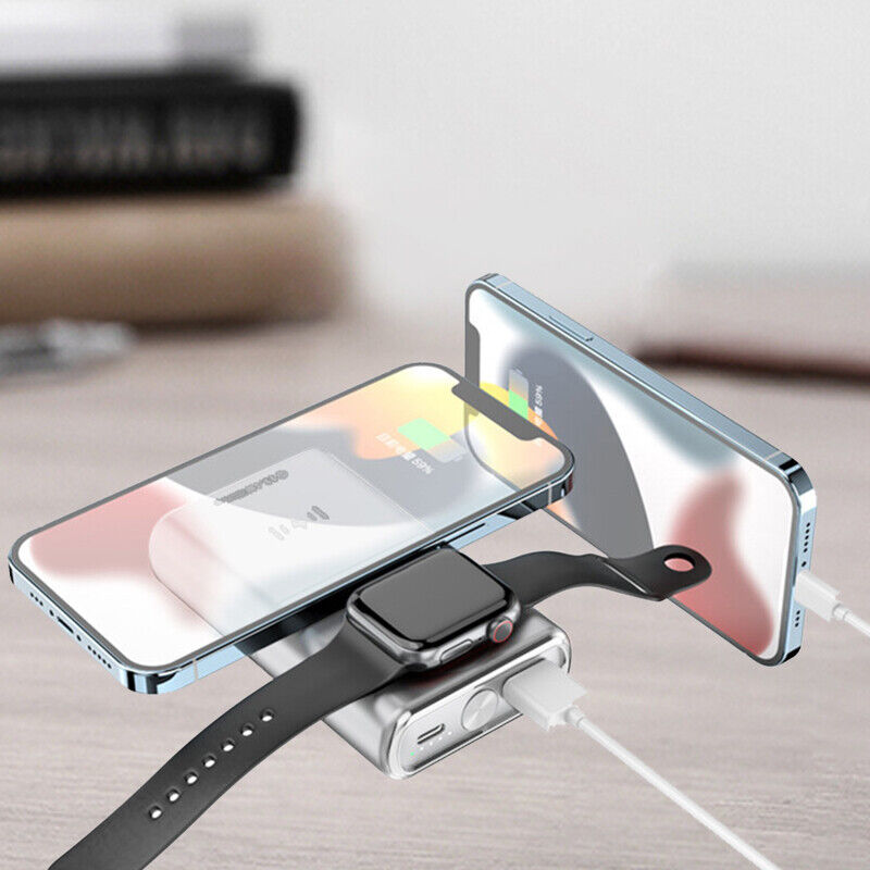 Smart Phone Watch PD22.5W Wireless Fast Charging Power Bank 10000mAh AU