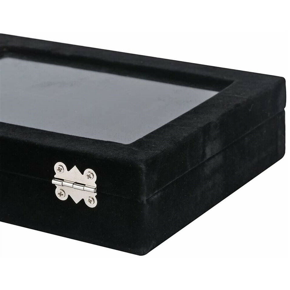 1/2x Jewelry Storage Case Tray Holder Display Earring Ring Ornament Organize Box