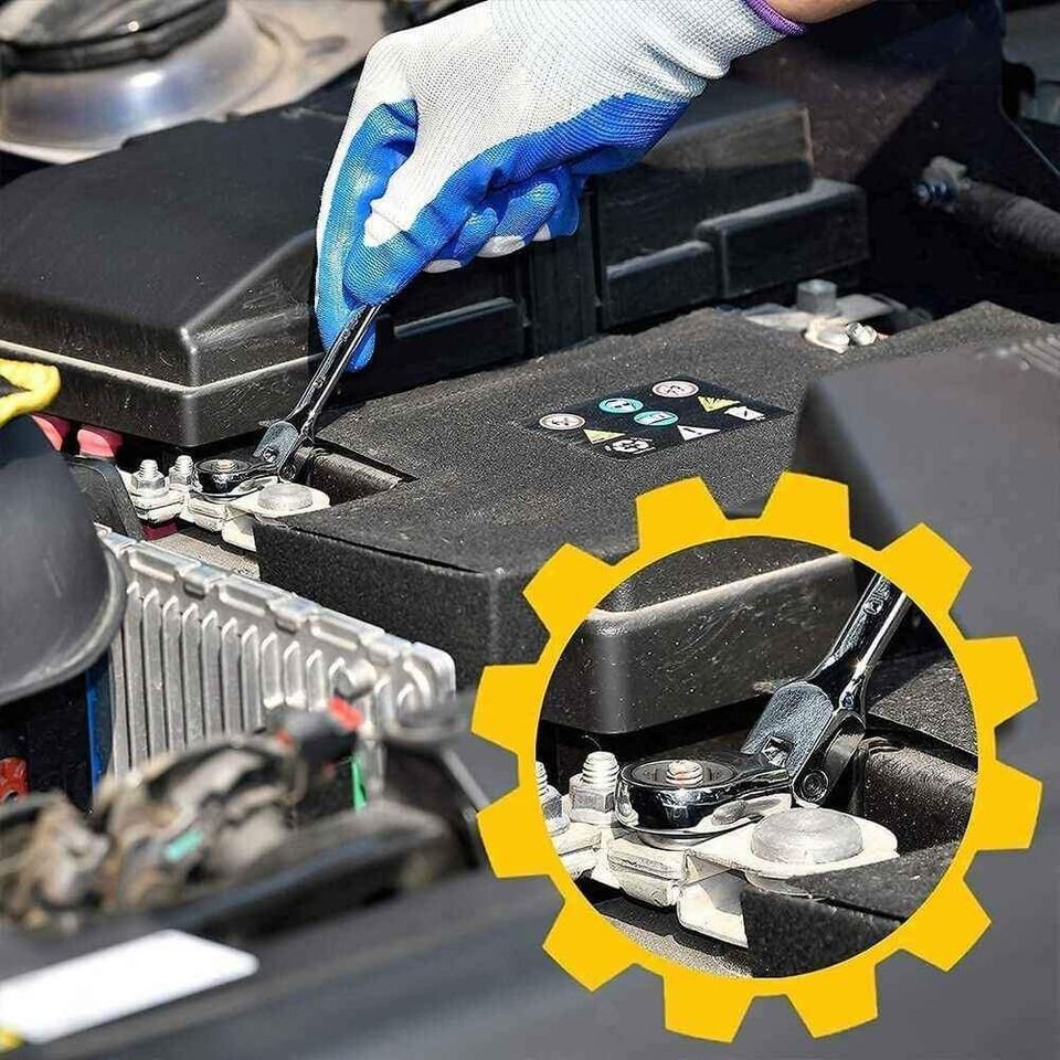 20-Piece SAE and Metric Ratcheting Combination Wrench Set