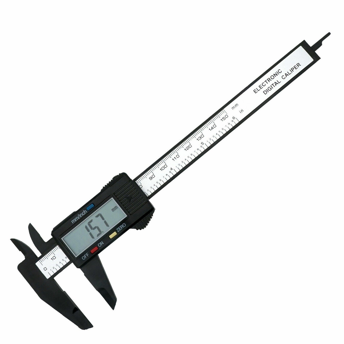 150mm 6'' Inch Electronic Digital Vernier Caliper Micrometer Gauge Carbon Fiber