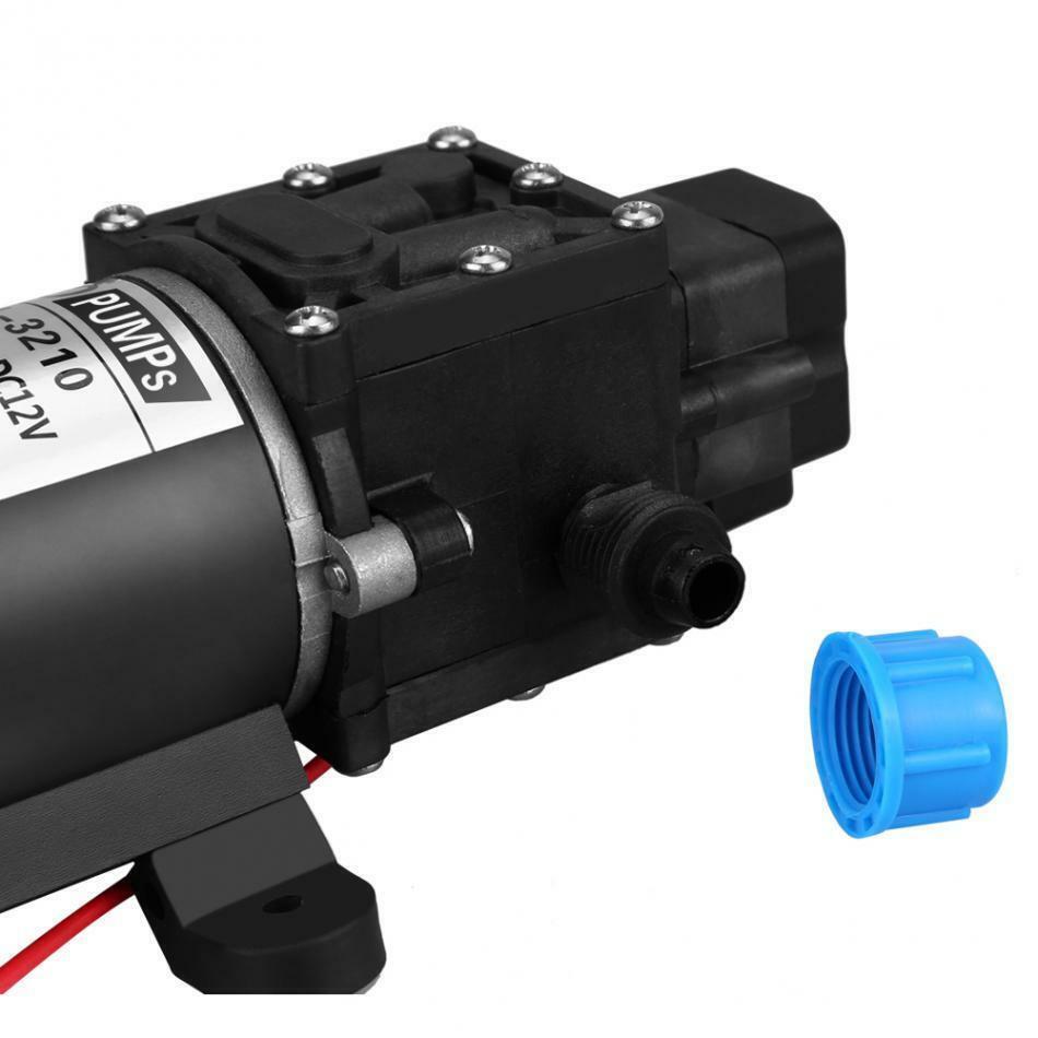 100W 12V 160PSI Pressure Water Pump 8L/Min Self-Priming Caravan Camping Boat AU