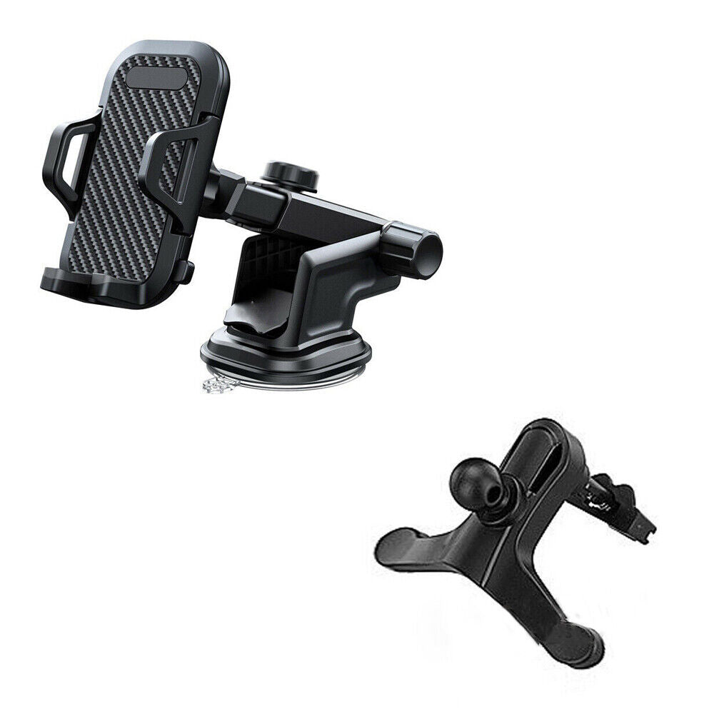 Universal 360° Windshield Mount Car Holder Cradle Long Neck