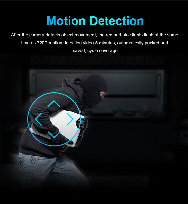 HD 1080P WiFi Wireless Mini Camera Security Camera Body Pocket Cam Night Vision
