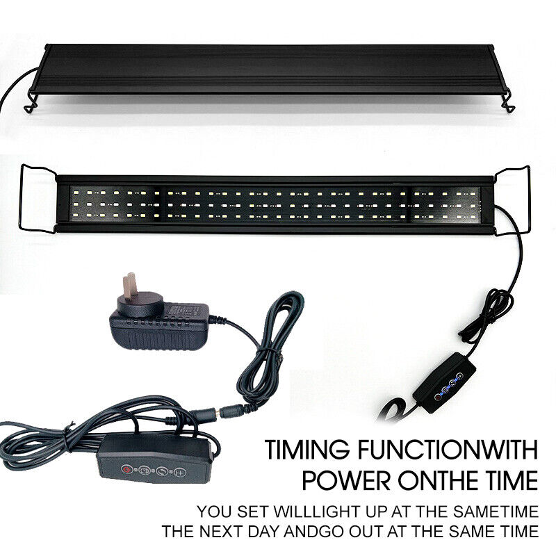 40/60/90Aquarium Light Lighting Full Spectrum Aqua Plant Fish Tank Bar LED Lamp