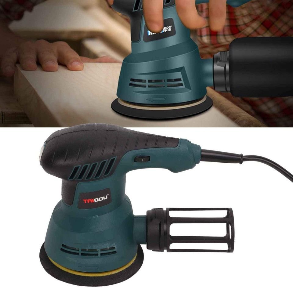 NEW 300W125mm Disc Sanding Machine 6 Gears Speed Control Orbital Sande Polishing Grinding Tool