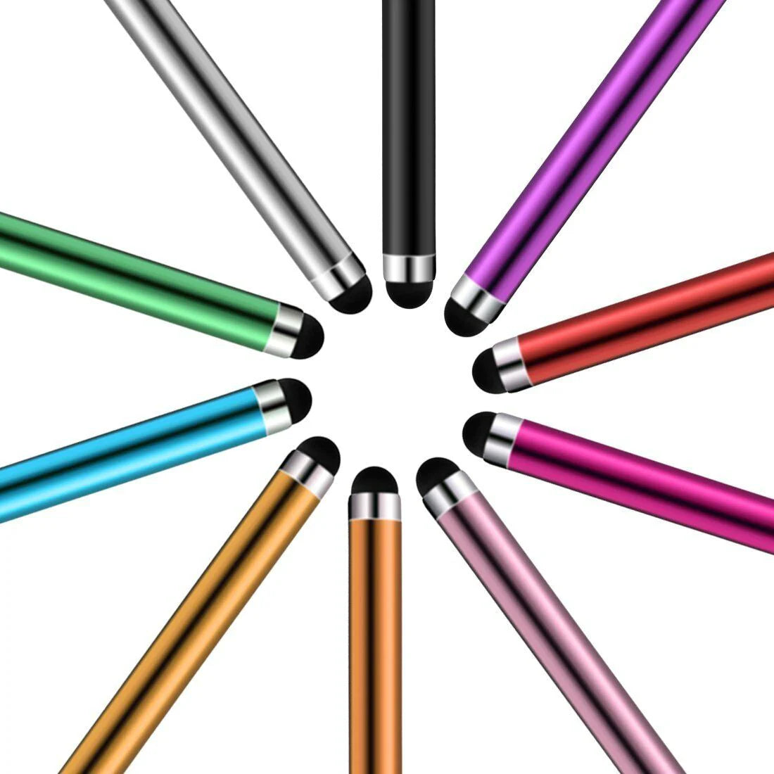 10pcs Capacitive Touch Screen Stylus Pen for iPhone iPad iPod Tablet Samsung