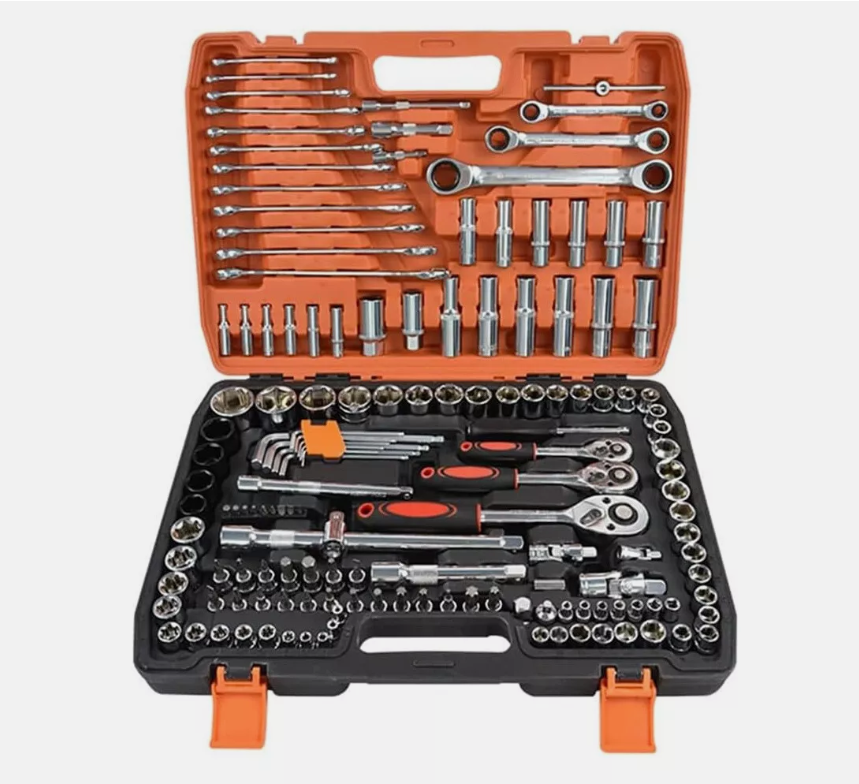 151Pcs Automobile mechanical repair vehicle socket wrench tool box combination