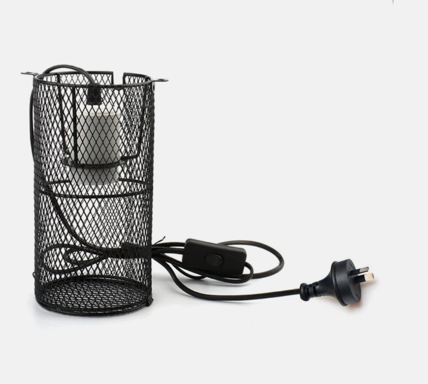 Reptile Ceramic Heat Lamp Bulb Holder Cage Light Snake Chicken Brooder Switch AU