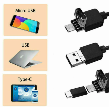 3 in 1 USB 5.5mm Camera HD Digital Visual Ear Spoon Ear Cleaning Endoscope
