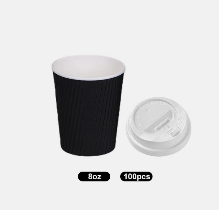 Disposable Coffee Cups Bulk Takeaway Paper Triple Wall Take Away 8oz/120z