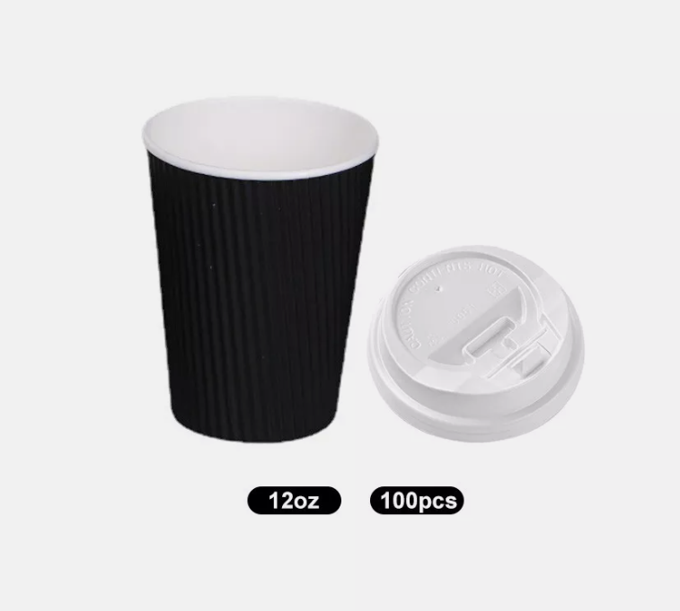 Disposable Coffee Cups Bulk Takeaway Paper Triple Wall Take Away 8oz/120z