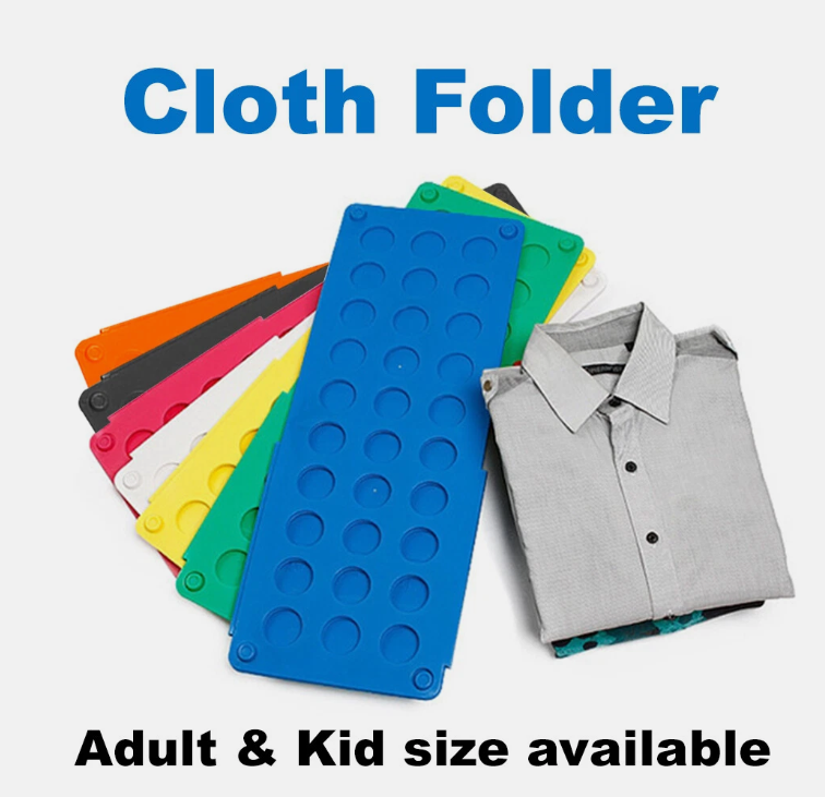 Clothes T Shirt Top Folder Magic Folding Board Flip Fold Laundry Organizer
