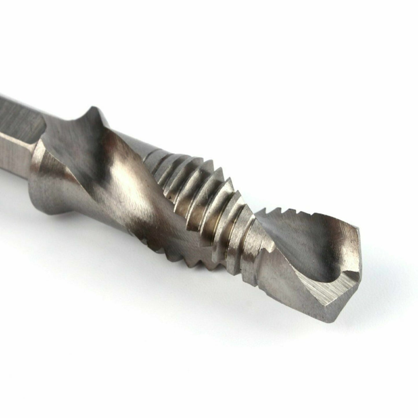 6X HSS Hex Shank Tap Drill Bits Metric Thread Screw Compound Tapping Set Tool AU