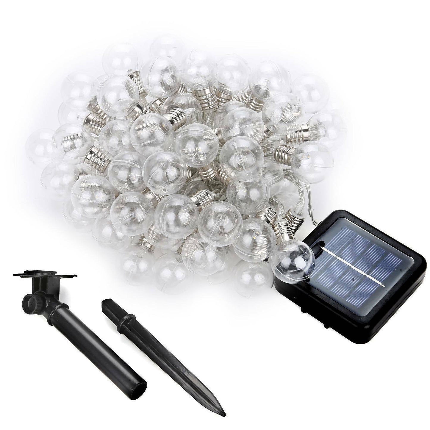 10M 80 LED Solar Powered Fairy String Lights Outdoor Garden Party Wedding Xmas