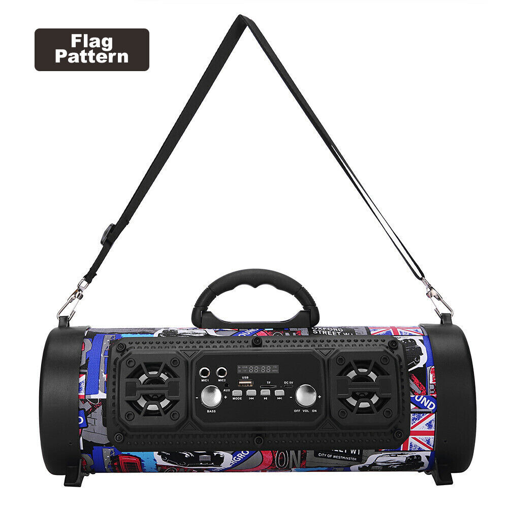 Portable Wireless Bluetooth Speakers Stereo Bass USB/TF/ Radio Outdoor Subwoofer