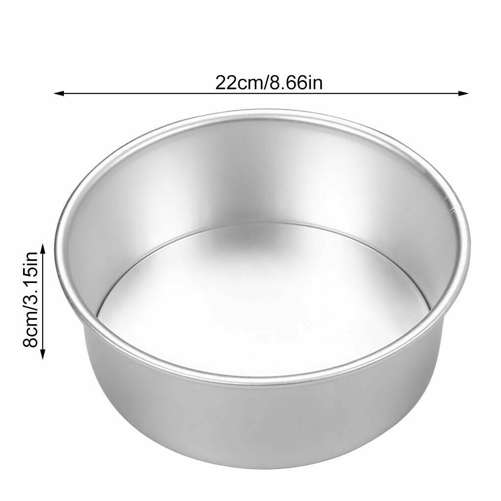 4/5/6/8 Inch Cake Mould Round DIY Cakes Pastry Mould Baking Tin Pan Reusable AU