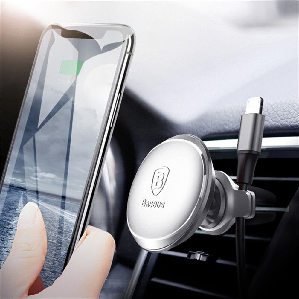 Genuine Baseus Car Mount Phone Holder Air Vent Magnetic Dock Phone GPS Stand AU