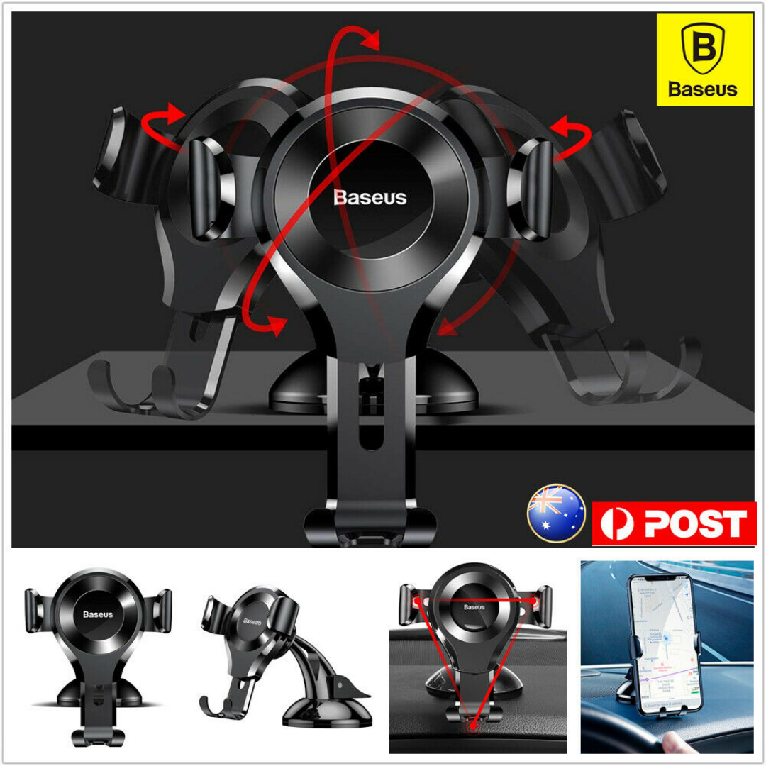 Baseus Universal Dashboard Windshield Suction 360¡ã Car Mount Phone Holder GPS AU