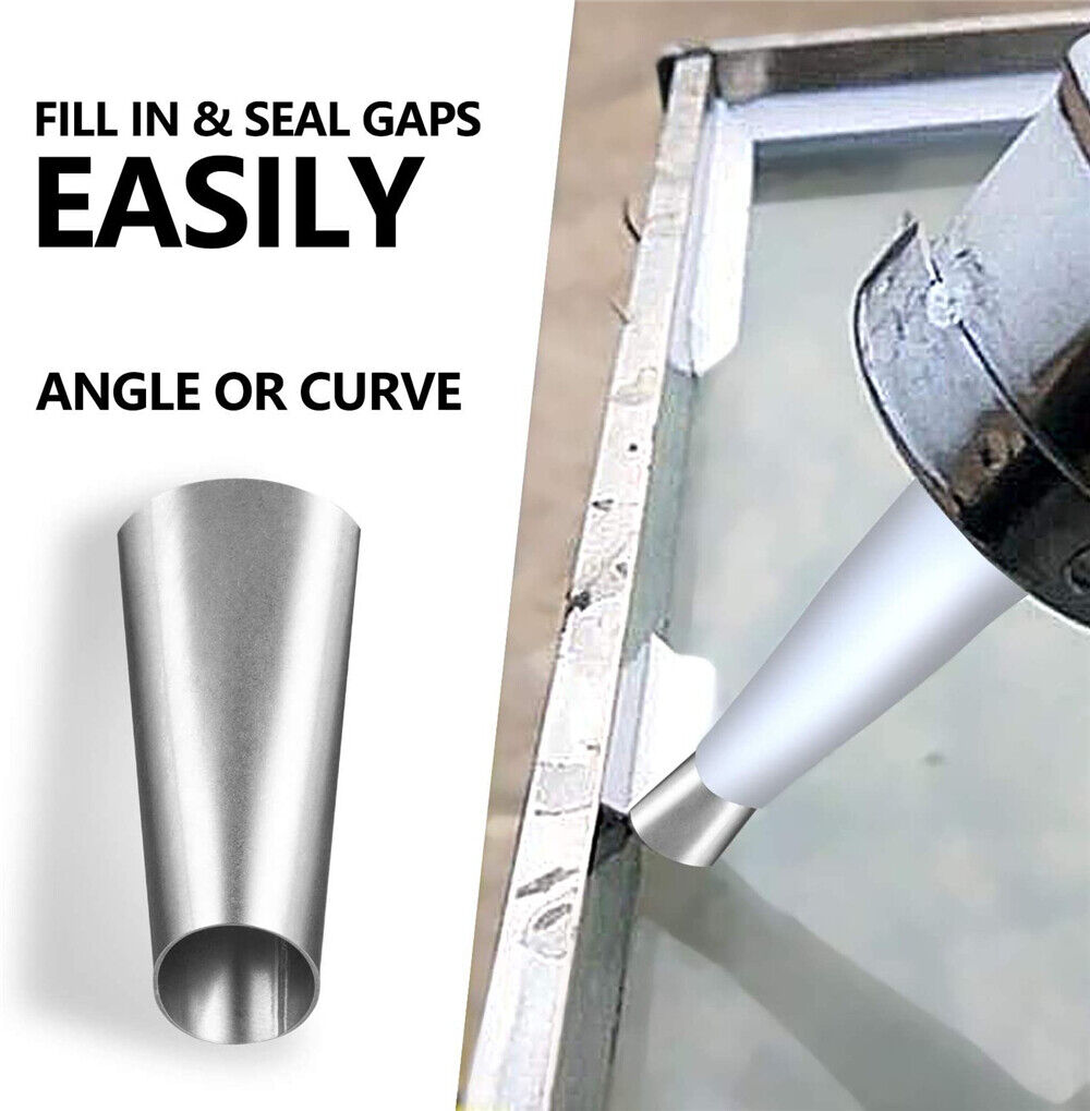 14/17/19PCS Caulking Tool Scraper Nozzles Spatulas Filler Spreader Sealant