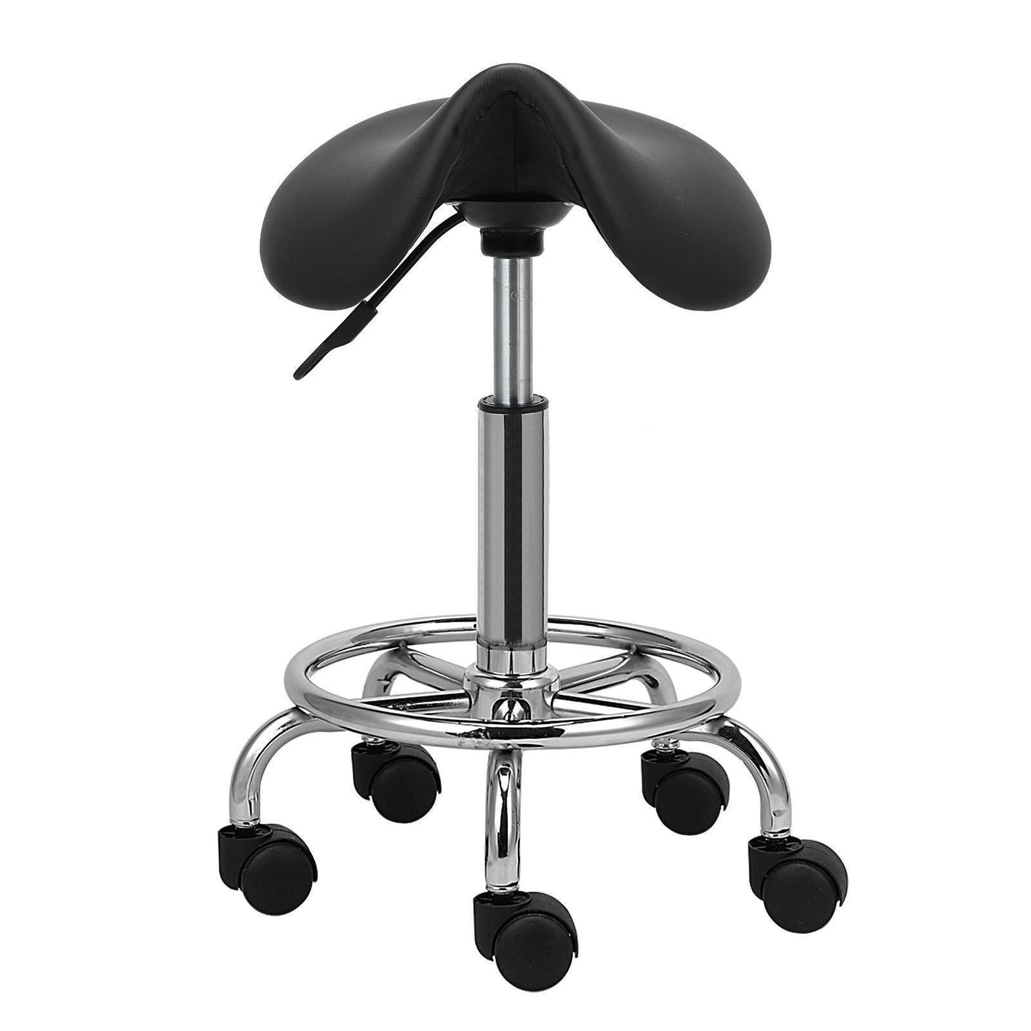 Saddle Salon Stool Rolling Chair Adjustable Swivel Massage Spa Seat Hydraulic