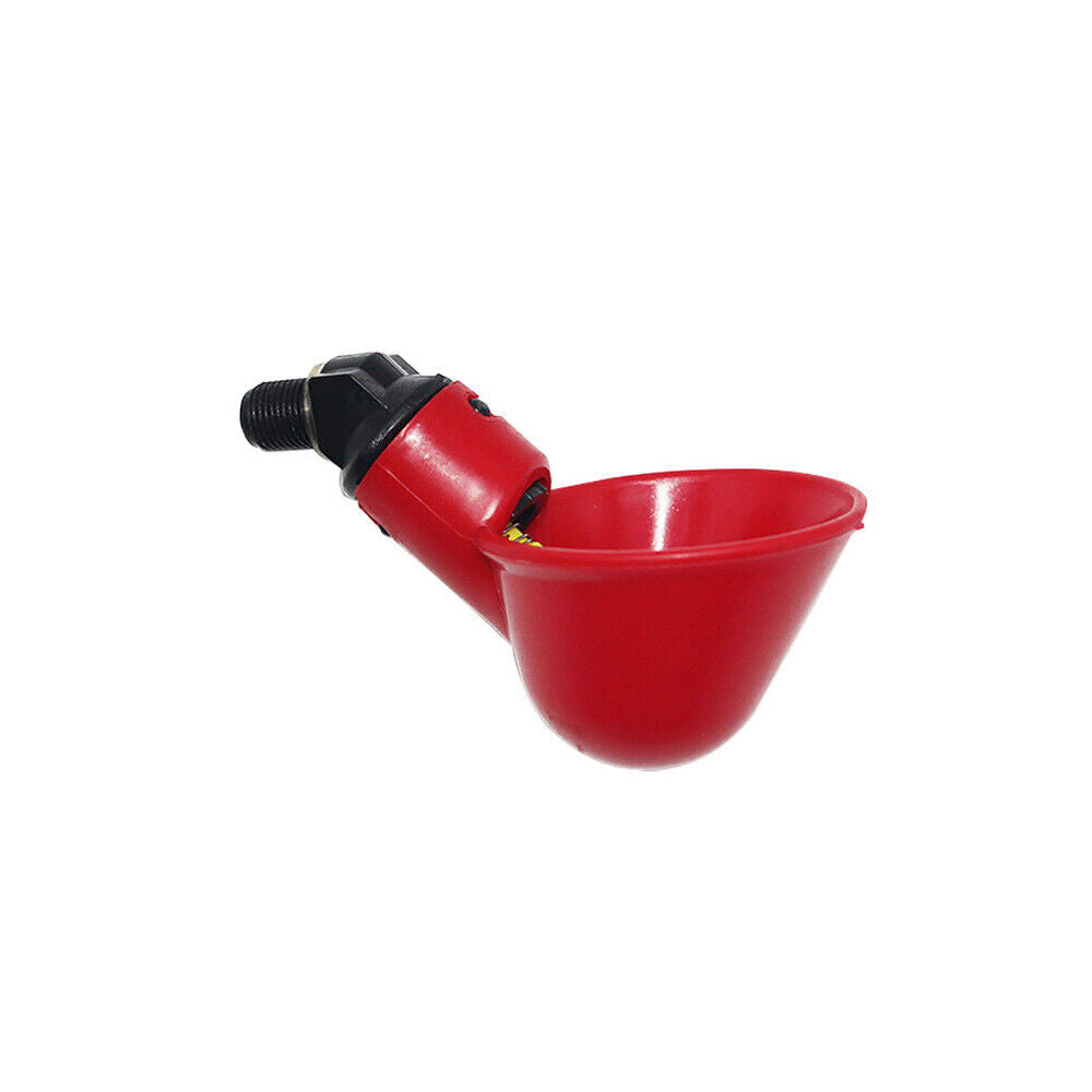 Automatic Cups Chicken Waterer Poultry Water Feeder Drinker Chook Bird