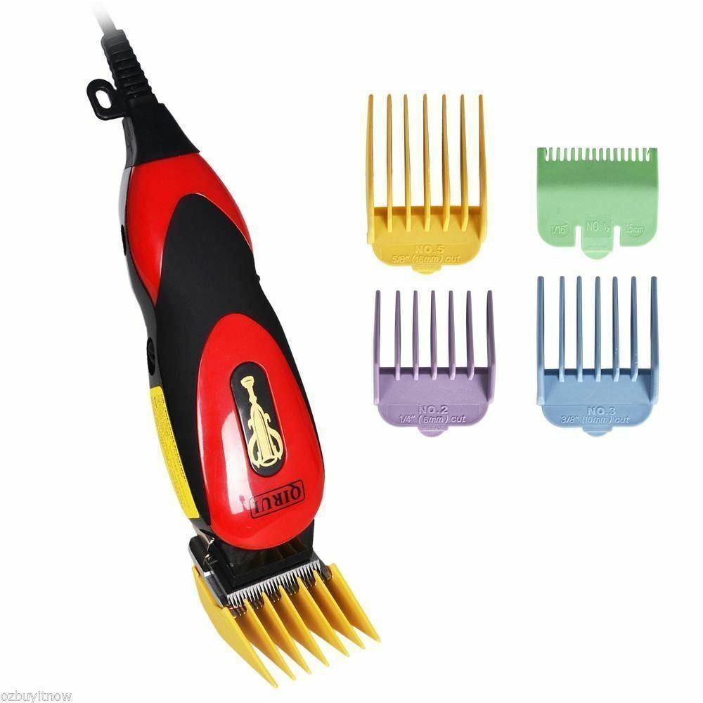 Cat Animal Hair Grooming Trimmer Electric Dog Pet Clipper Kit Blade Comb Set