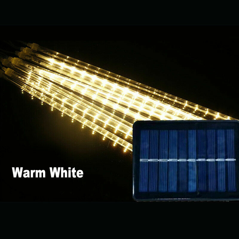 288LED Solar String Light Meteor Shower Rain Tree Flowing Lighting XMAS Party AU