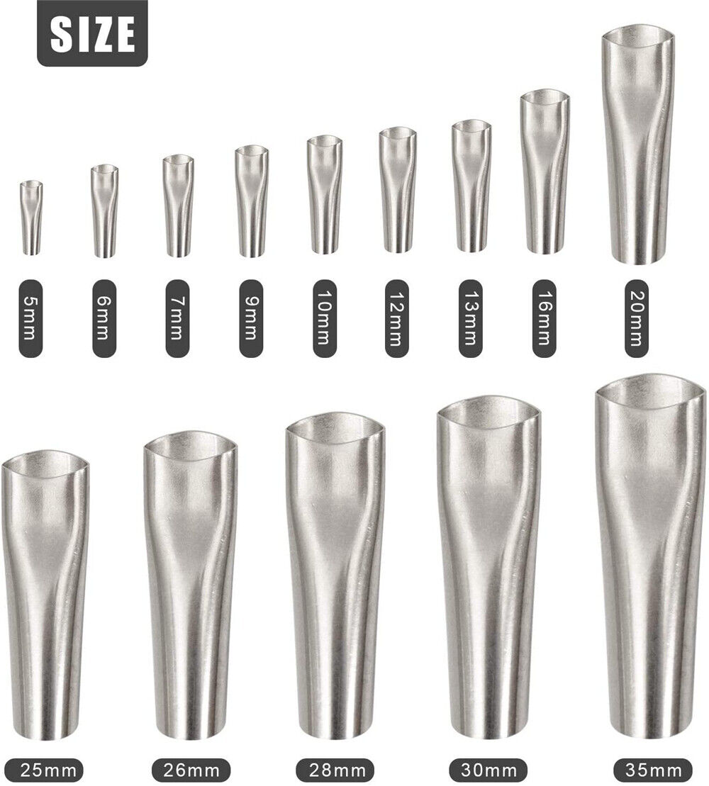14/17/19PCS Caulking Tool Scraper Nozzles Spatulas Filler Spreader Sealant