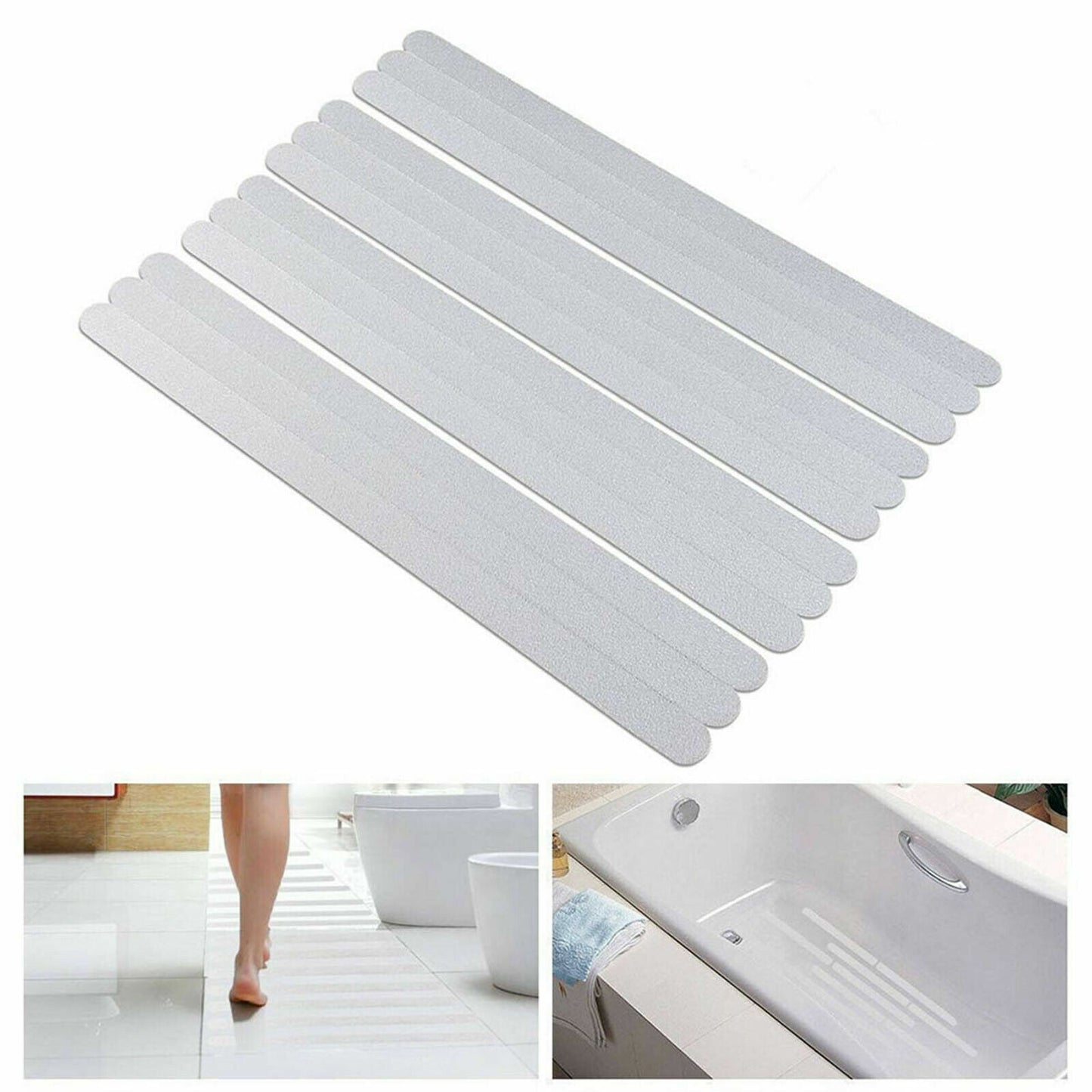 5x Bath Grip Non Slip Shower Strips Anti Slip Stickers Pad Floor Safety Tape AU