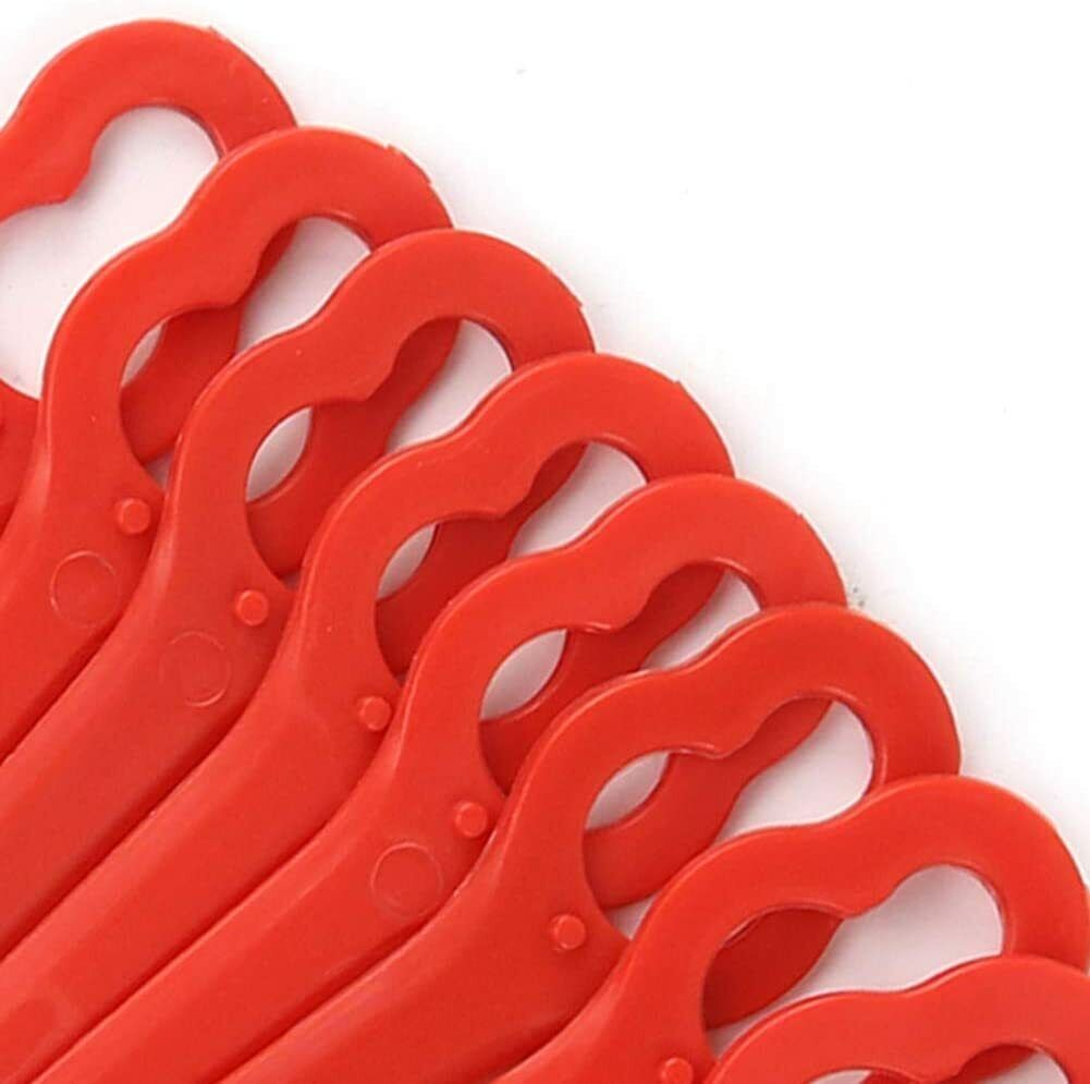 50/100 Pcs Blades for KULLER BOSCH OZITO Garden Yard Plastic For Grass Trimmer
