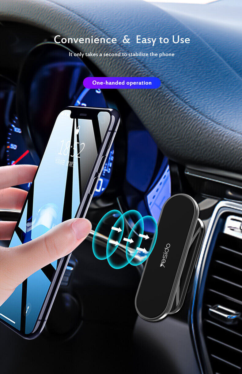 360¡ã Rotate Universal Magnetic Car Mount Dash Phone Holder for iPhone Galaxy GPS