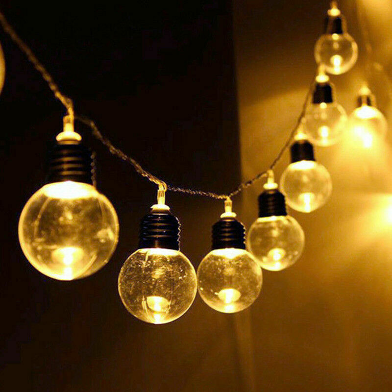 10M 80 LED Solar Powered Fairy String Lights Outdoor Garden Party Wedding Xmas