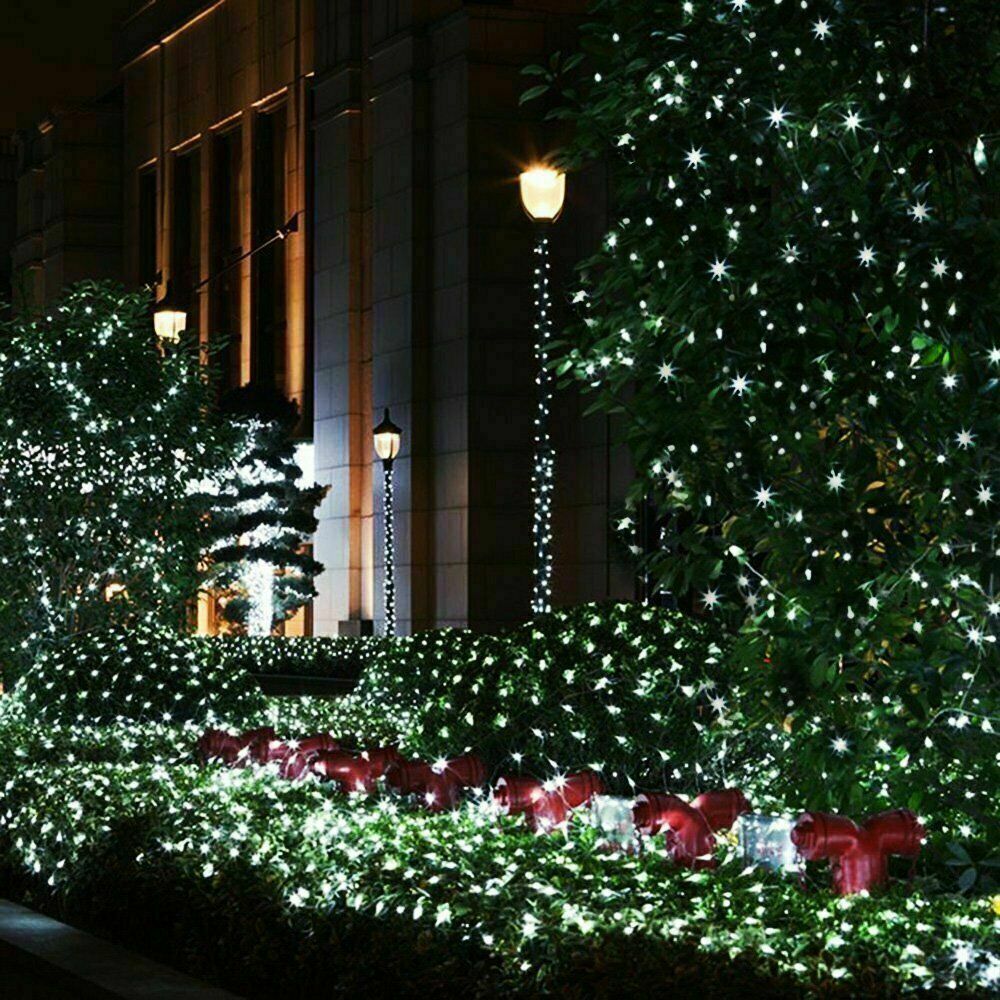 10m/20m LED Solar Fairy String Light Copper Wire Waterproof Garden Outdoor Decor