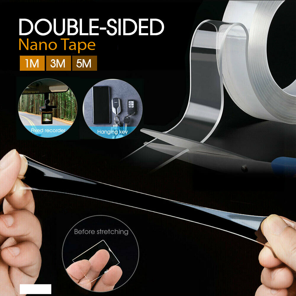 Double-Sided Nano Tape Traceless Clear Adhesive Invisible Gel Anti-Slip AU