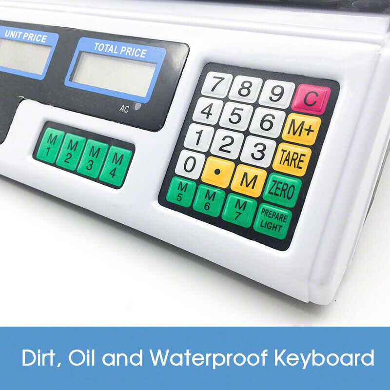 Kitchen Digital Electronic Scale 40KG Commercial Shop Weight Scales Food